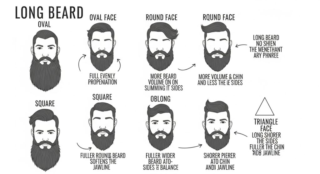  Beard style recommendations for men’s face shapes