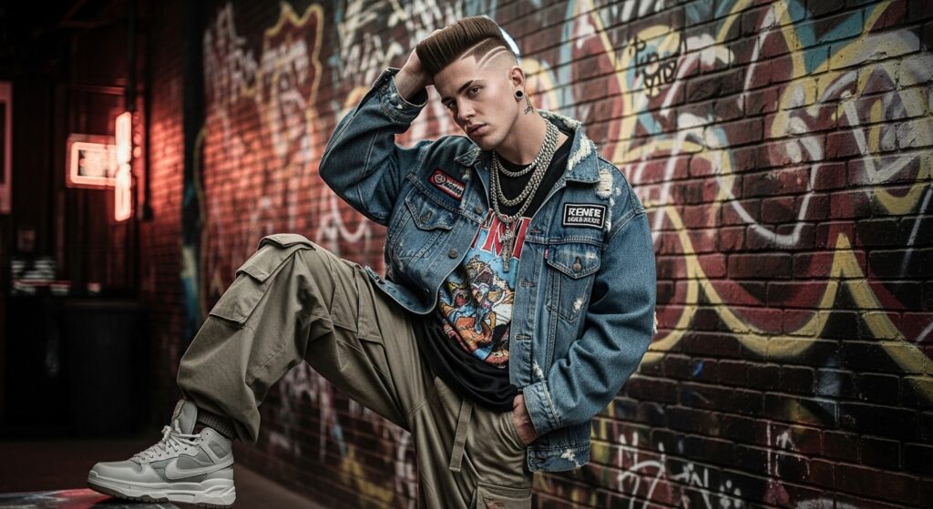 The flat top fade with side gradual fade.