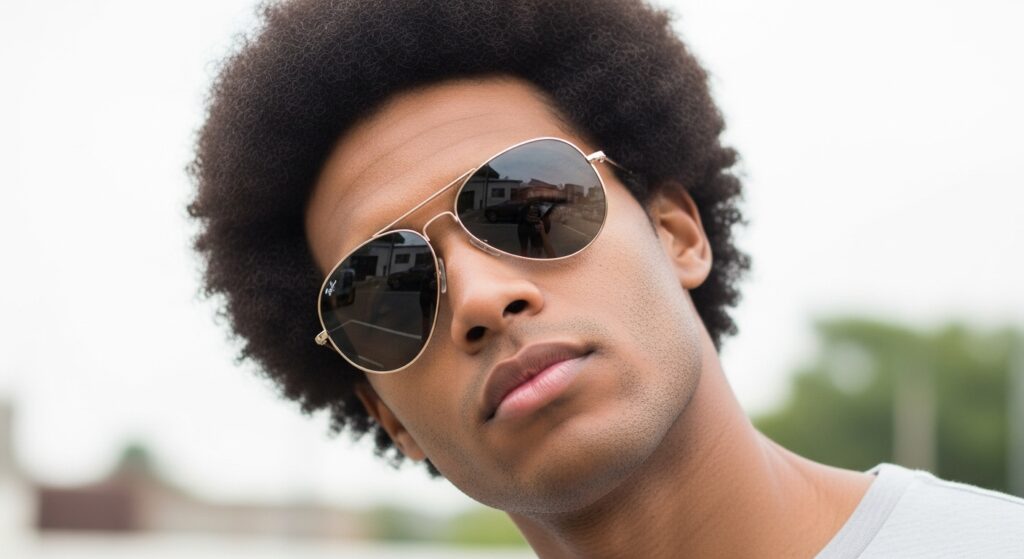  70s afro hairstyle for men