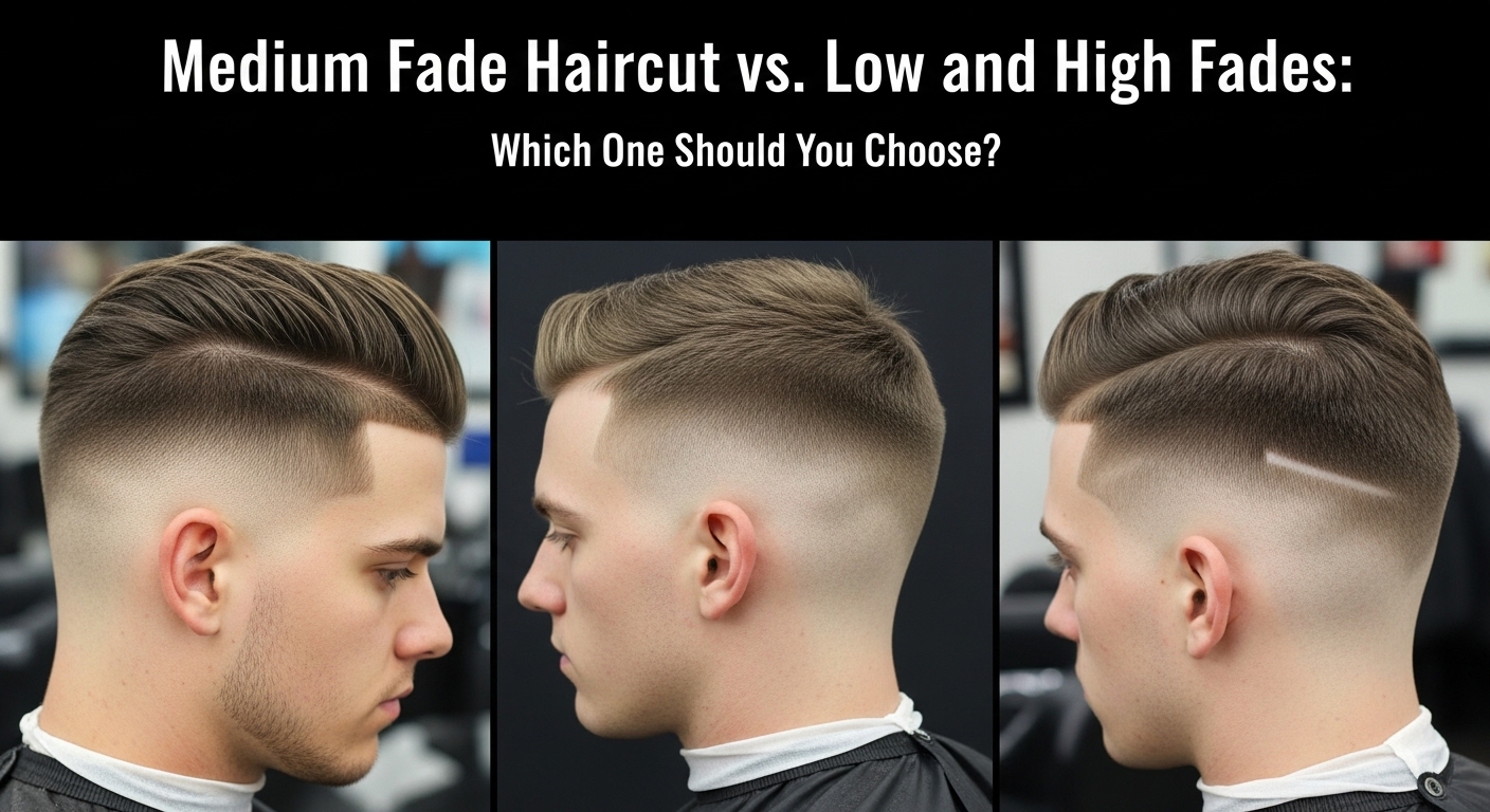 Medium Fade Haircut vs. Low and High Fades: Which One Should You Choose?
