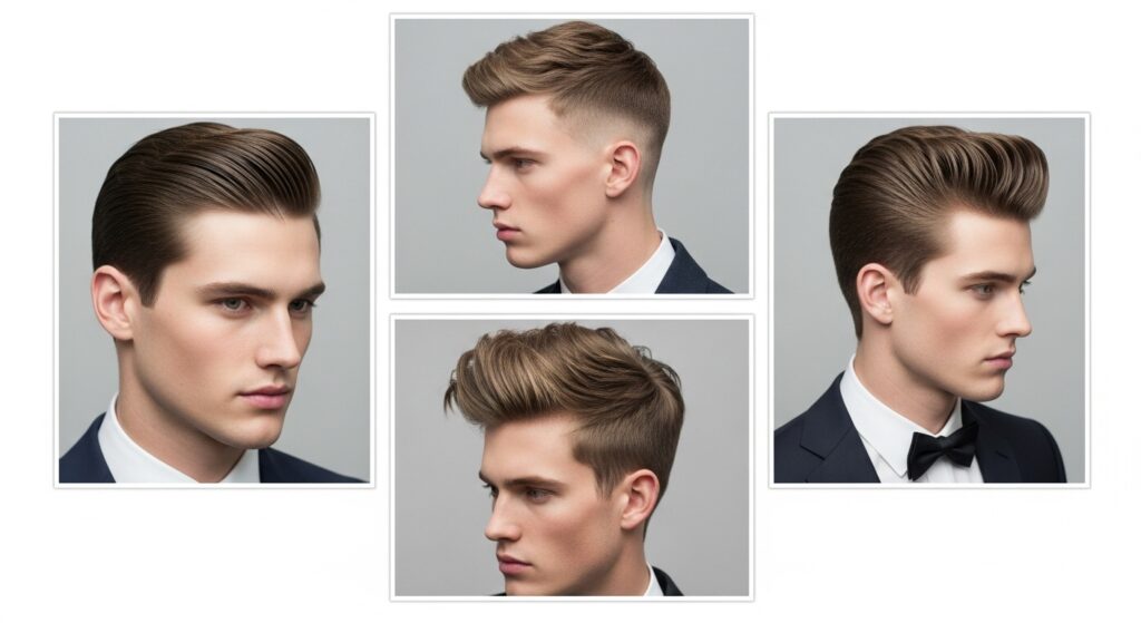 hairstyle guide for diamond face shape men)